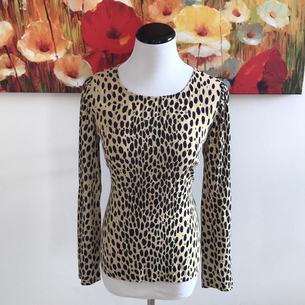 J. Crew Leopard blouse